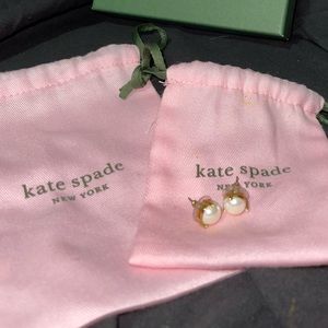 Kate spade pearl stud earrings